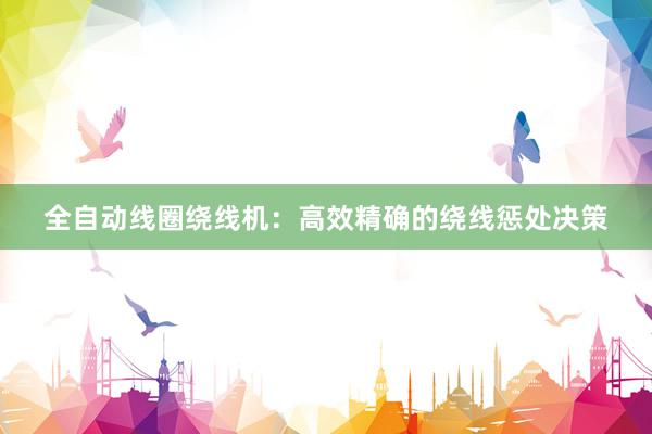 全自动线圈绕线机：高效精确的绕线惩处决策